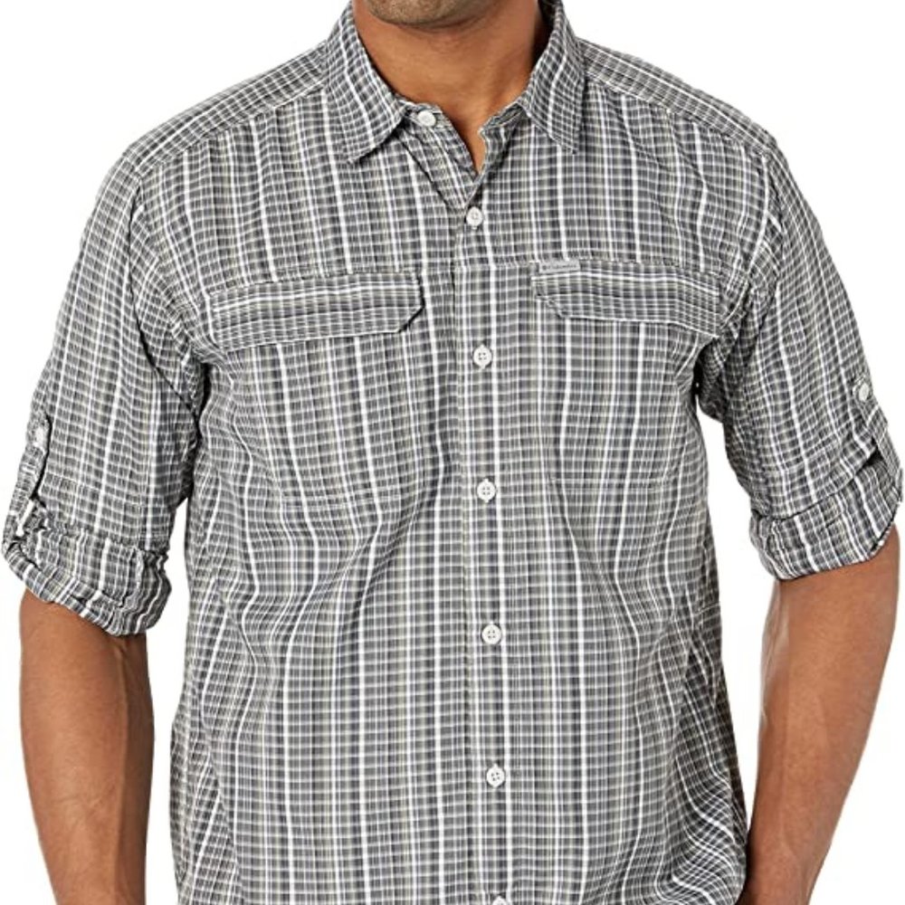 🆕Columbia Men's Silver Ridge 2.0 Plaid L/S, Nimbus Grey Multi Grid, Brand NEW